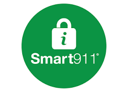 Smart911 Image of a lock and the words Smart911